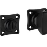 WC-Sluiting 5-8 mm Vierkant mat zwart