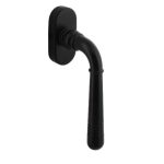 Intersteel raamkruk Helena op ovale rozet zwart