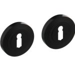 Intersteel sleutelplaatjes verdekt met rillen zwart