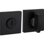 WC-Sluiting 5-8 mm Piatto verdekt mat zwart