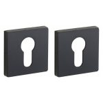 Set van twee PC-Plaatjes Bauhaus verdekt mat zwart