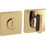 WC-Sluiting 5-8 mm Piatto verdekt messing ongelakt