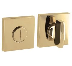 WC-Sluiting 5-8 mm Piatto verdekt messing ongelakt