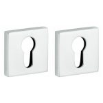 Set van twee PC-Plaatjes Bauhaus verdekt glans chroom