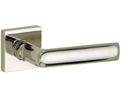 Deurklink op geveerd rozet verdekt Padania glans nikkel