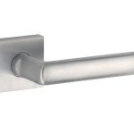 Deurklink op geveerd rozet verdekt Padania mat nikkel ongelakt