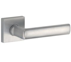 Deurklink op geveerd rozet verdekt Padania mat nikkel ongelakt