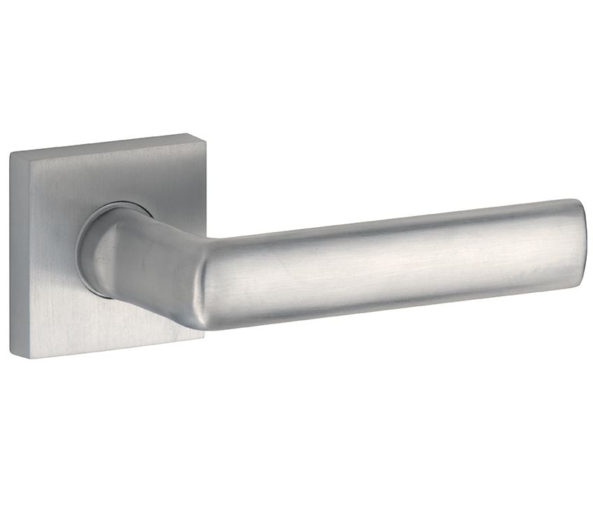 Deurklink op geveerd rozet verdekt Padania mat nikkel ongelakt