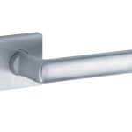 Deurklink op geveerd rozet verdekt Padania mat chroom