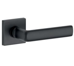 Deurklink op geveerd rozet verdekt Padania mat zwart