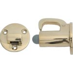 Mauer deurvastzetter messing gepolijst