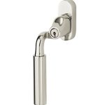 SKG2 Draaikiepgarnituur afsluitbaar Frankfurt/Smal Links glans nikkel