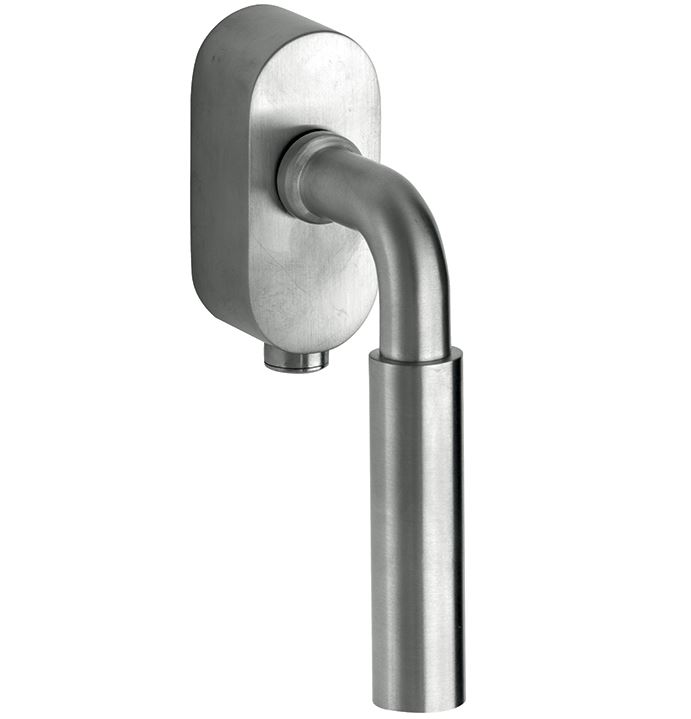 SKG2 Draaikiepgarnituur afsluitbaar Frankfurt/Elegant mat nikkel ongelakt