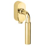 SKG2 Draaikiepgarnituur afsluitbaar Frankfurt/Elegant messing ongelakt