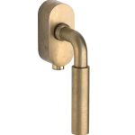 SKG2 Draaikiepgarnituur afsluitbaar Frankfurt/Elegant messing antiek