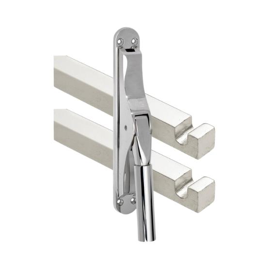 Pomp-espagnolet Frankfurt glans nikkel Inclusief 2 Stangen