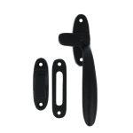 Raamsluiting rechts ijzer zwart