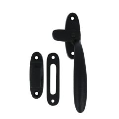 Raamsluiting rechts ijzer zwart