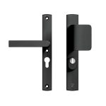 Axa Curve Plus Smal Veiligheidsbeslag PC55 met kerntrekbeveiliging knop/kruk SKG3 zwart