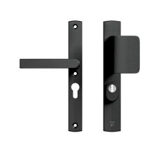 Axa Curve Plus Smal Veiligheidsbeslag PC55 met kerntrekbeveiliging knop/kruk SKG3 zwart