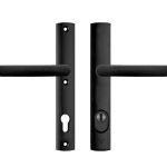 Axa Curve Plus Smal Veiligheidsbeslag PC92 met kerntrekbeveiliging kruk/kruk SKG3 zwart