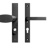 AXA Edge Plus Smal veiligheidsbeslag PC72 SKG3 met kerntrekbeveiliging Wing-greep/kruk zwart