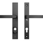 AXA Edge Plus Smal veiligheidsbeslag PC85 SKG3 met kerntrekbeveiliging kruk/kruk zwart