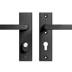 AXA Edge Plus veiligheidsbeslag kort PC72 SKG3 met kerntrekbeveiliging kruk/kruk zwart