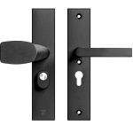 AXA Edge Plus veiligheidsbeslag PC55 SKG3 met kerntrekbeveiliging Wing-greep/kruk zwart