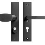 AXA Edge Plus veiligheidsbeslag PC72 SKG3 met kerntrekbeveiliging Wing-greep/kruk zwart