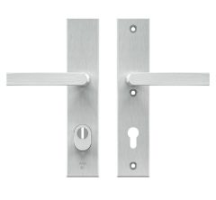 AXA Edge Plus veiligheidsbeslag PC85 met kerntrekbeveiliging kruk/kruk SKG3 Aluminium F1