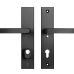 AXA Edge Plus veiligheidsbeslag PC85 met kerntrekbeveiliging kruk/kruk SKG3 zwart