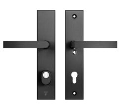 AXA Edge Plus veiligheidsbeslag PC85 met kerntrekbeveiliging kruk/kruk SKG3 zwart