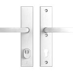 AXA Edge Plus veiligheidsbeslag PC92 met kerntrekbeveiliging kruk/kruk SKG3 Aluminium F1