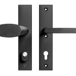 AXA Edge Plus veiligheidsbeslag PC92 SKG3 met kerntrekbeveiliging Wing-greep/kruk zwart