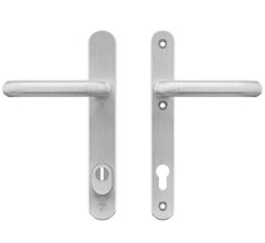 AXA Oval Plus Smal veiligheidsbeslag PC110 met kerntrekbeveiliging kruk/kruk geslepen F1