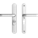 AXA Oval Plus Smal veiligheidsbeslag PC55 SKG3 met kerntrekbeveiliging kruk/kruk geslepen F1