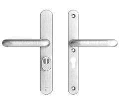 AXA Oval Plus Smal veiligheidsbeslag PC55 SKG3 met kerntrekbeveiliging kruk/kruk geslepen F1