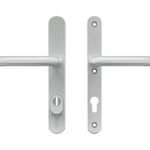 AXA Oval Plus Smal veiligheidsbeslag PC85 SKG3 met kerntrekbeveiliging kruk/kruk geslepen F1