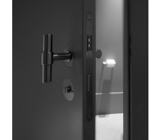 Enkele deurklink PIET BOON PBT20/50 PVD mat zwart - Afbeelding 3