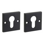 Set van twee PC-Plaatjes Bauhaus mat zwart