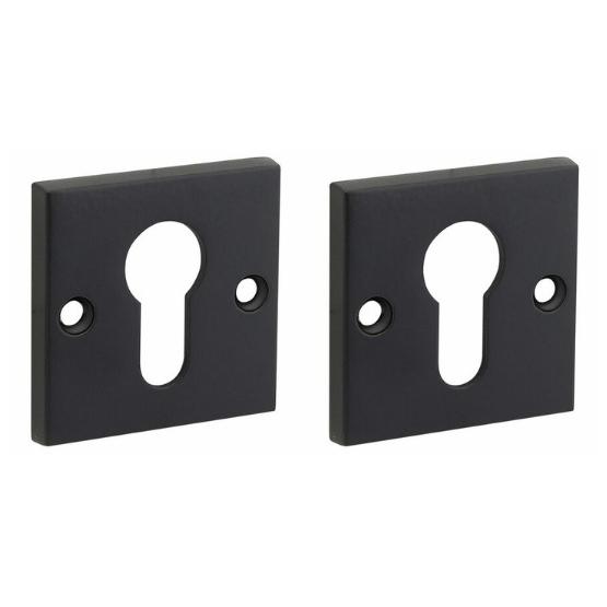 Set van twee PC-Plaatjes Bauhaus mat zwart