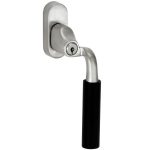 SKG2 Draaikiepgarnituur afsluitbaar Frankfurt ebben/Smal Rechts mat nikkel ongelakt