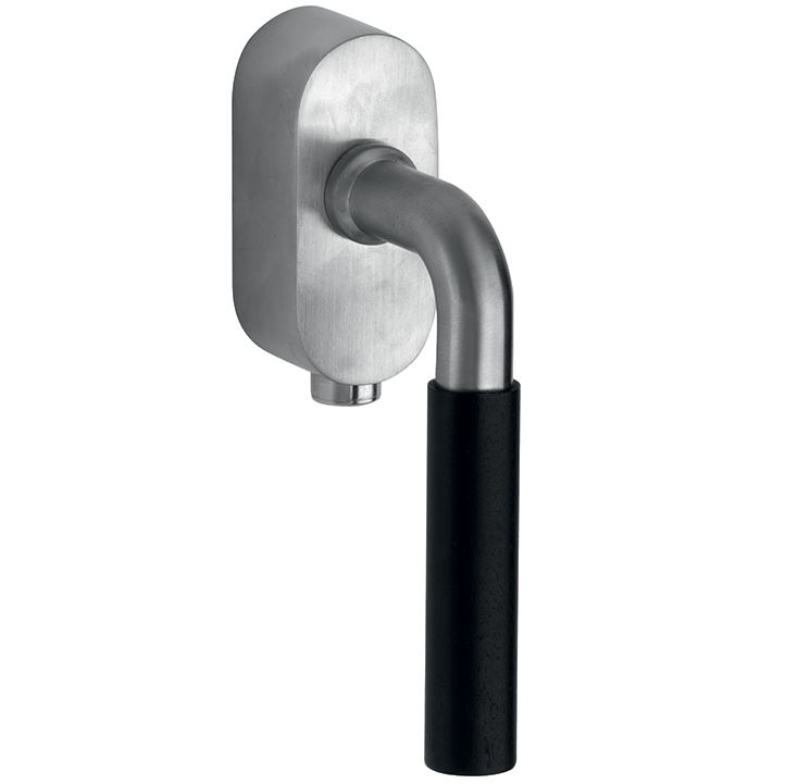 SKG2 Draaikiepgarnituur afsluitbaar Frankfurt ebben/Elegant mat nikkel ongelakt