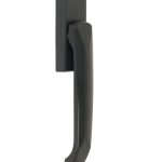 Vlakke draaikiepgarnituur aluminium bruin