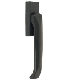 Vlakke draaikiepgarnituur aluminium bruin