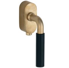 SKG2 Draaikiepgarnituur afsluitbaar Frankfurt ebben/Elegant messing antiek