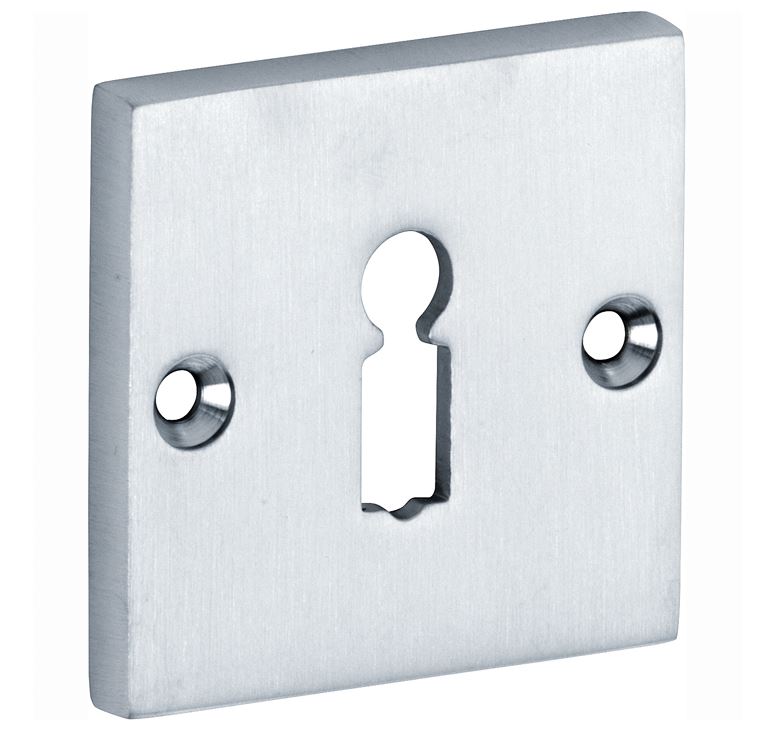 Set van twee Sleutelplaatjes Bauhaus mat chroom - Afbeelding 2