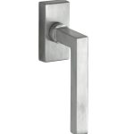 Draaikiepgarnituur Kare/Bauhaus mat nikkel ongelakt