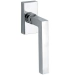 Draaikiepgarnituur Kare/Bauhaus glans chroom